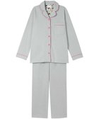 【ウンナナクール/une nana cool】の【綿混】天竺パジャマ MADE WITH LIBERTY FABRIC 人気、トレンドファッション・服の通販 founy(ファニー) ファッション Fashion レディースファッション Fashion for Women 長袖 Long Sleeve, Full Sleeve パイピング Piping, Trim Design パジャマ Pajamas, Sleepwear プリント Print, Printed Pattern ボトム Bottoms, Lower Wear ポケット Pocket, Pocket Detail リラックス Relax, Relaxed Fit おすすめ Recommended / Our Picks thumbnail グレー|ID: prp329100004643989 ipo3291000000033504270