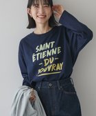 【アメリカンホリック/AMERICAN HOLIC】の手書き風ロゴロングTシャツ 人気、トレンドファッション・服の通販 founy(ファニー) ファッション Fashion レディースファッション Fashion for Women トップス・カットソー Cut & Sew Tops シャツ・ブラウス・オフィスカジュアル Elegant Blouses & Button-Ups ロングTシャツ・Tシャツ Longline T-Shirts & Tees カットソー・ベーシックTシャツ Cut-and-Sewn Tops / Stretch Tees & Basics カットソー Cut and Sewn Top スリーブ Sleeve, Long Sleeve / Short Sleeve トレンド Trend, Trending Now プリント Print, Printed Pattern ベスト Vest, Waistcoat ポケット Pocket, Pocket Detail ロング Long, Long-Length ワイド Wide, Wide Fit A/W・秋冬 Autumn/Winter 羽織 Haori, Light Jacket thumbnail Navy|ID: prp329100004644041 ipo3291000000033504542