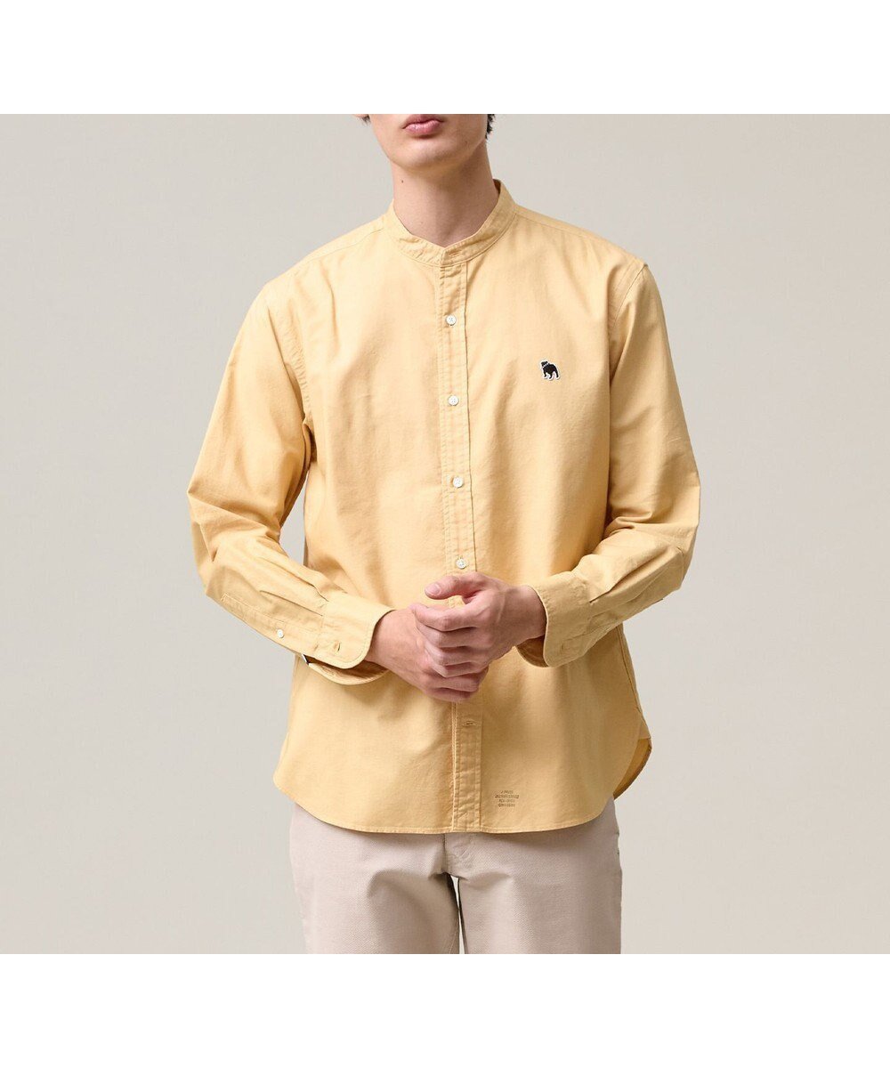 【ジェイ プレス/J.PRESS / MEN】のこのさりげなさが大人気【IVY COLLECTION】【UNISEX】バックブルオックスガーメントダイ シャツ インテリア・キッズ・メンズ・レディースファッション・服の通販 founy(ファニー) 　ファッション　Fashion　レディースファッション　Fashion for Women　トップス・カットソー　Cut & Sew Tops　シャツ・ブラウス・オフィスカジュアル　Elegant Blouses & Button-Ups　インナー　Innerwear　カットソー　Cut and Sewn Top　ジャケット　Jacket, Outerwear　バランス　Balance, Style Balance　パイピング　Piping, Trim Design　ユニセックス　Unisex, Genderless　冬　Winter / This Winter　A/W・秋冬　Autumn/Winter　おすすめ　Recommended / Our Picks　イエロー系|ID: prp329100004644540 ipo3291000000036295378