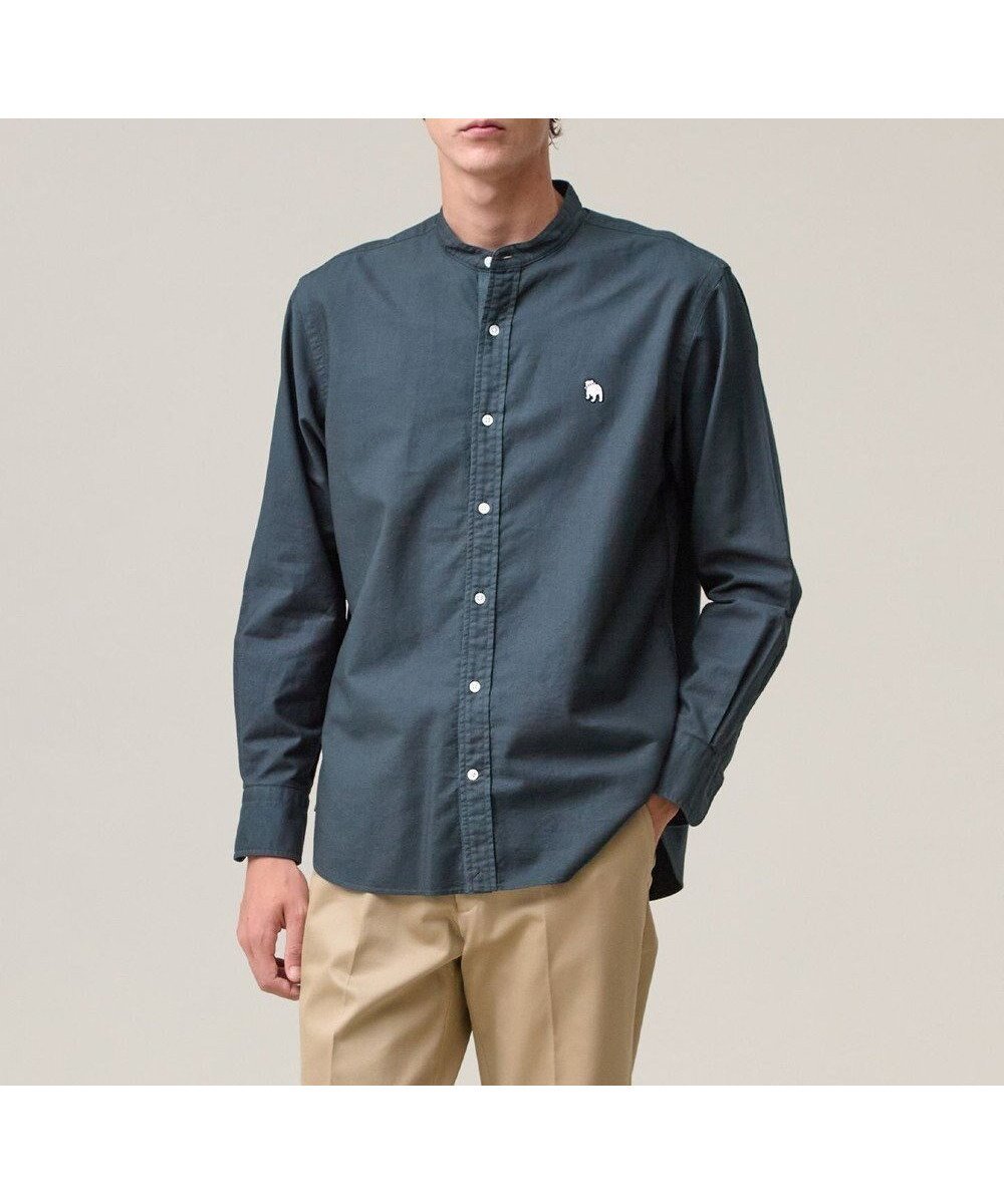 【ジェイ プレス/J.PRESS / MEN】のこのさりげなさが大人気【IVY COLLECTION】【UNISEX】バックブルオックスガーメントダイ シャツ インテリア・キッズ・メンズ・レディースファッション・服の通販 founy(ファニー) 　ファッション　Fashion　レディースファッション　Fashion for Women　トップス・カットソー　Cut & Sew Tops　シャツ・ブラウス・オフィスカジュアル　Elegant Blouses & Button-Ups　インナー　Innerwear　カットソー　Cut and Sewn Top　ジャケット　Jacket, Outerwear　バランス　Balance, Style Balance　パイピング　Piping, Trim Design　ユニセックス　Unisex, Genderless　冬　Winter / This Winter　A/W・秋冬　Autumn/Winter　おすすめ　Recommended / Our Picks　ダークグリーン系|ID: prp329100004644540 ipo3291000000036295379