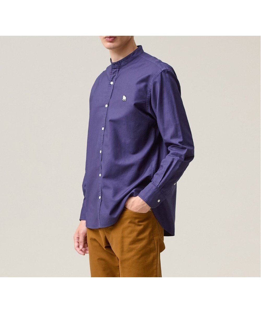 【ジェイ プレス/J.PRESS / MEN】のこのさりげなさが大人気【IVY COLLECTION】【UNISEX】バックブルオックスガーメントダイ シャツ インテリア・キッズ・メンズ・レディースファッション・服の通販 founy(ファニー) 　ファッション　Fashion　レディースファッション　Fashion for Women　トップス・カットソー　Cut & Sew Tops　シャツ・ブラウス・オフィスカジュアル　Elegant Blouses & Button-Ups　インナー　Innerwear　カットソー　Cut and Sewn Top　ジャケット　Jacket, Outerwear　バランス　Balance, Style Balance　パイピング　Piping, Trim Design　ユニセックス　Unisex, Genderless　冬　Winter / This Winter　A/W・秋冬　Autumn/Winter　おすすめ　Recommended / Our Picks　ネイビー系|ID: prp329100004644540 ipo3291000000036295380