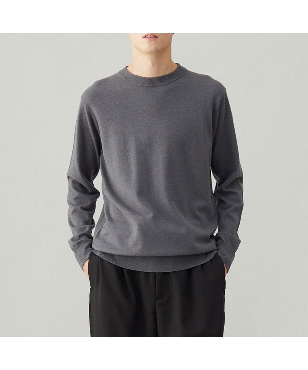 【アンフィーロ/UNFILO / MEN】のライトウォーム クルーネックニット 人気、トレンドファッション・服の通販 founy(ファニー) 　ファッション　Fashion　メンズファッション　Fashion for Men　トップス・カットソー　Cut & Sew Tops　ニット・セーター / 定番トップス　Knit Tops & Sweaters　ウォッシャブル　Machine Washable　ウォーム　Warm Fabric　シンプル　Simple, Minimal　セーター　Sweater, Knitwear　A/W・秋冬　Autumn/Winter　 other-1|ID: prp329100004644542 ipo3291000000033511971