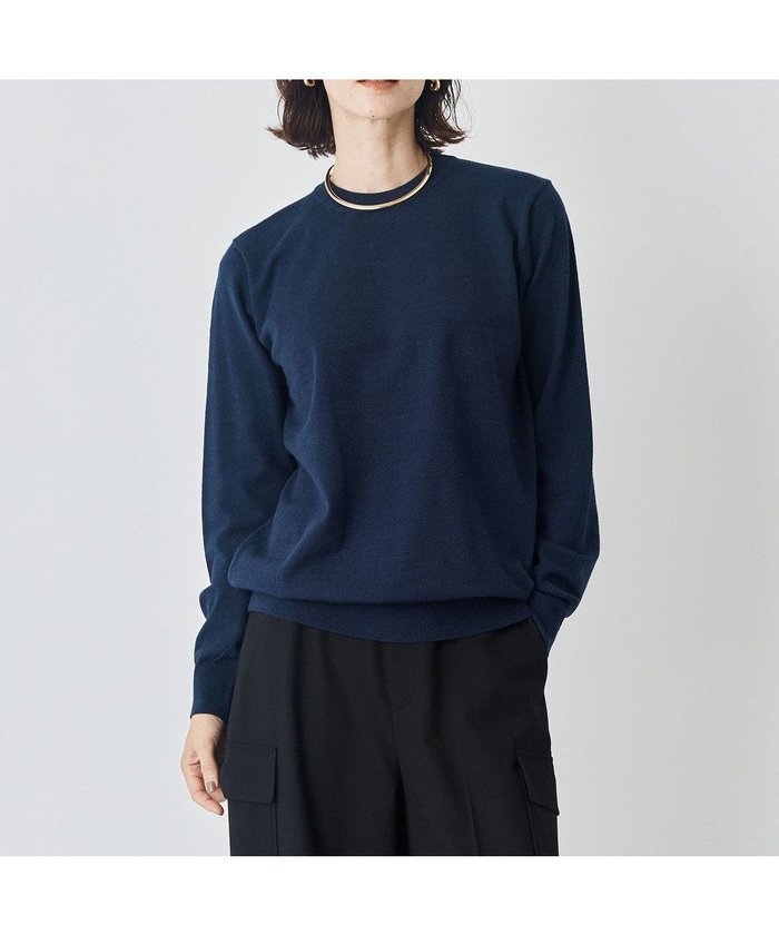 【アンフィーロ/UNFILO / MEN】の【男女兼用】ライトウォーム クルーネックニット インテリア・キッズ・メンズ・レディースファッション・服の通販 founy(ファニー) https://founy.com/ ファッション Fashion レディースファッション Fashion for Women トップス・カットソー Cut & Sew Tops ニット Knit Tops & Sweaters ウォッシャブル Machine Washable ウォーム Warm Fabric シンプル Simple, Minimal セーター Sweater, Knitwear A/W・秋冬 Autumn/Winter |ID: prp329100004644542 ipo3291000000035627931