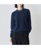 【アンフィーロ/UNFILO / MEN】の【男女兼用】ライトウォーム クルーネックニット ネイビー|ID: prp329100004644542 ipo3291000000035627933