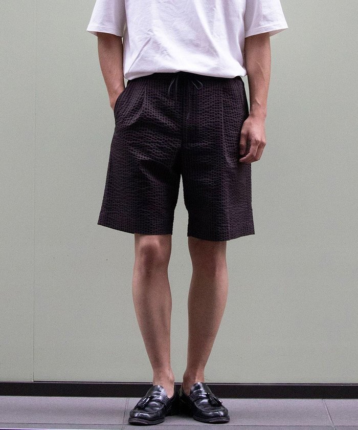 【カシヤマ/KASHIYAMA / MEN】のEASY COOLMAXサッカー/ショートパンツ インテリア・キッズ・メンズ・レディースファッション・服の通販 founy(ファニー) https://founy.com/ ファッション Fashion メンズファッション Fashion for Men ボトムス Bottoms ハーフパンツ・ショートパンツ Shorts & Half Pants キーホルダー Keychain, Key Holder サッカー Seersucker, Summer Fabric ショート Short, Short Length ストレッチ Stretch, Stretchy Fabric スマート Smart, Elegant ドローコード Drawcord, Drawstring Cord ポケット Pocket, Pocket Detail ワイド Wide, Wide Fit 夏 Summer 春 Spring S/S・春夏 SS, Spring/Summer, Warm Season |ID: prp329100004644575 ipo3291000000033512371