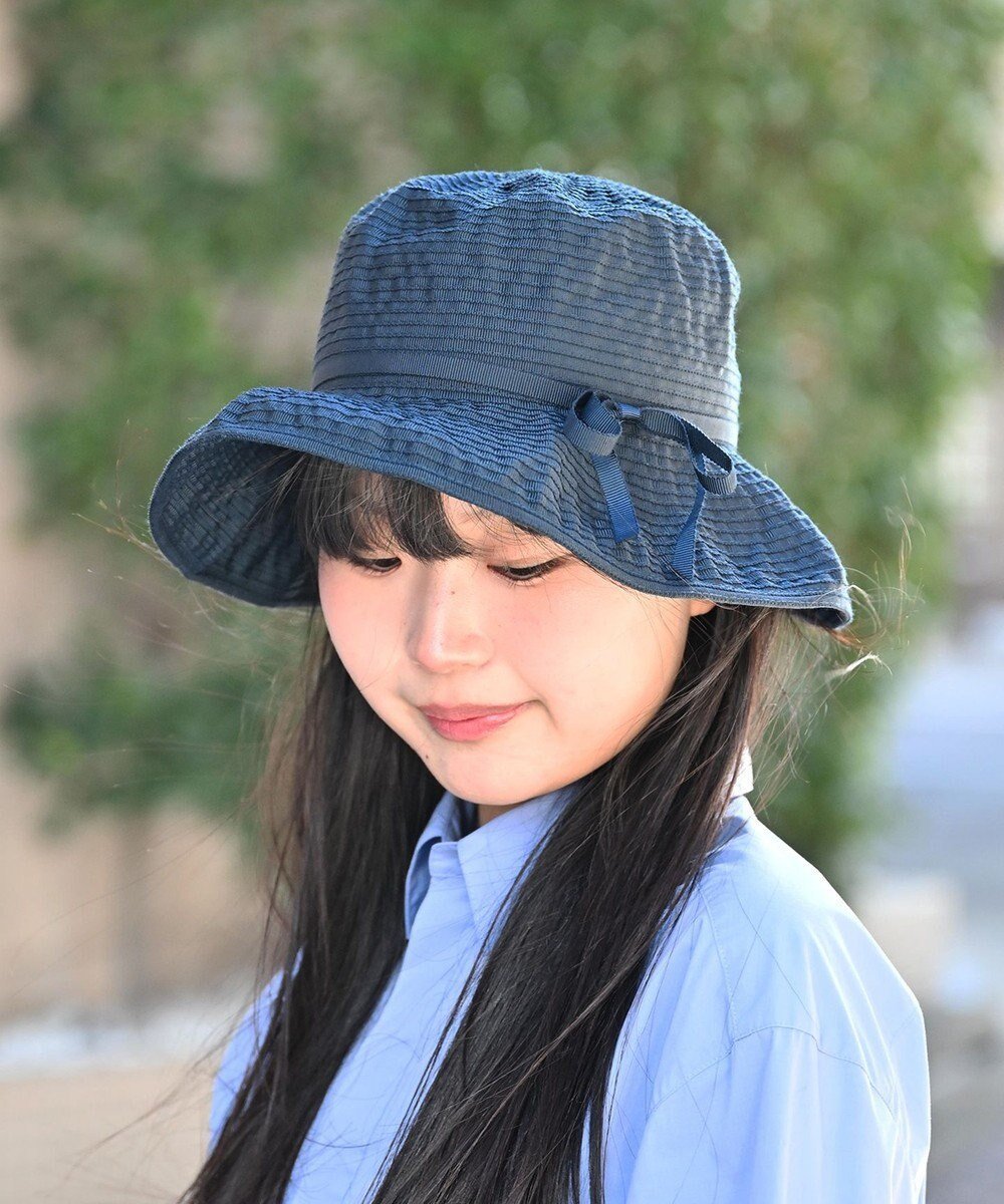 【石田製帽/ISHIDASEIBOU】の〈25SS新作〉【手洗い可/折りたためる】グログランリボン ソフトハット インテリア・キッズ・メンズ・レディースファッション・服の通販 founy(ファニー) 　ファッション　Fashion　レディースファッション　Fashion for Women　キャップ&ハット　Hats & Caps　軽量　Lightweight, Ultra Light　シンプル　Simple, Minimal　フォルム　Silhouette, Form　ベーシック　Basic, Essential　帽子　Hat, Headwear　ワイヤー　Wire, Wired Bra　日本製　Made In Japan　2025年　2025　2025春夏・S/S　Spring/Summer 2025 SS25　ネイビー|ID: prp329100004644601 ipo3291000000033513148