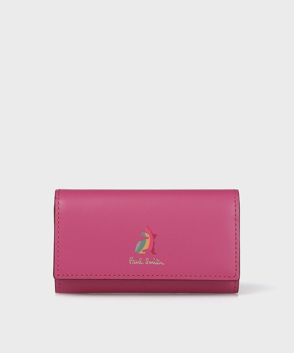 【ポール スミス/Paul Smith】のマーケトリースワールラビット キーケース インテリア・キッズ・メンズ・レディースファッション・服の通販 founy(ファニー) 　ファッション　Fashion　レディースファッション　Fashion for Women　ミニ財布・二つ折り財布　Wallets & Card Cases　アクセサリー　Fashion Accessories　シルバー　Silver, Metallic Silver　フロント　Front, Front Design　メタル　Metal, Metal Parts　人気　Popular, Best Seller　財布　Wallet, Purse　ローズ|ID: prp329100004644605 ipo3291000000033513314