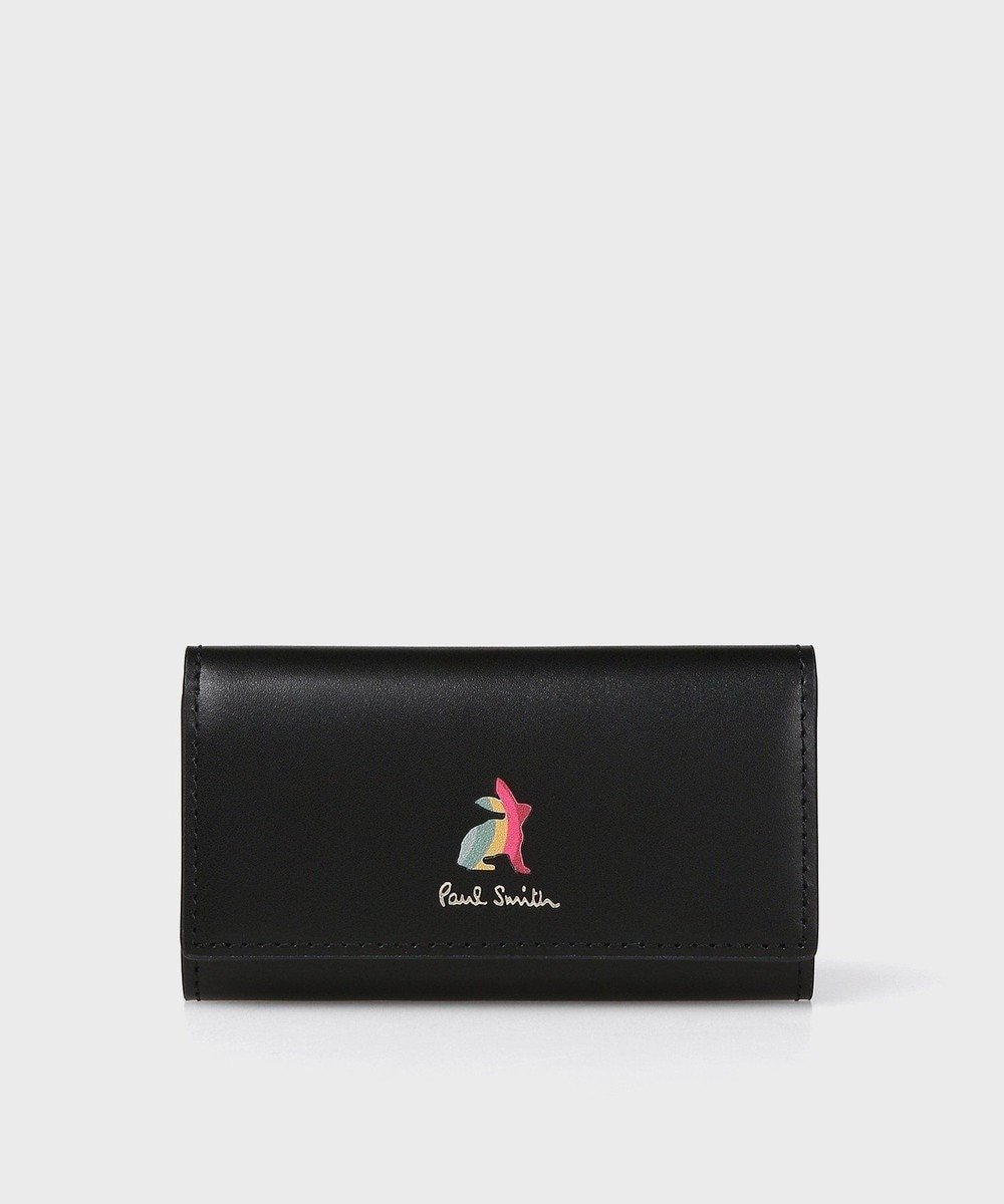 【ポール スミス/Paul Smith】のマーケトリースワールラビット キーケース インテリア・キッズ・メンズ・レディースファッション・服の通販 founy(ファニー) 　ファッション　Fashion　レディースファッション　Fashion for Women　ミニ財布・二つ折り財布　Wallets & Card Cases　アクセサリー　Fashion Accessories　シルバー　Silver, Metallic Silver　フロント　Front, Front Design　メタル　Metal, Metal Parts　人気　Popular, Best Seller　財布　Wallet, Purse　ブラック|ID: prp329100004644605 ipo3291000000033513317