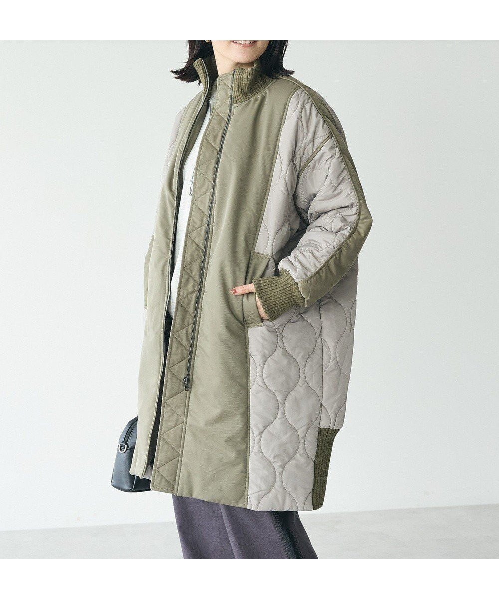 【クラフトスタンダードブティック/CRAFT STANDARD BOUTIQUE】の中綿ヨーク切替ミリタリーコート インテリア・キッズ・メンズ・レディースファッション・服の通販 founy(ファニー) 　ファッション　Fashion　レディースファッション　Fashion for Women　アウター　Coat / Outerwear Collection　コート・ロングコート・ピーコート　Long Coats, Peacoats & More　レディースジャケット・軽アウター　Jackets　キルティング　Quilted, Quilting　キルト　Quilt, Quilted Fabric　切替　Switching, Contrast Panel　ジャケット　Jacket, Outerwear　ドッキング　Docking, Mixed Material　ポケット　Pocket, Pocket Detail　ミリタリー　Military, Army Style　モッズコート　Mods Coat, Military Parka　ヨーク　Yoke, Yoke Design　ロング　Long, Long-Length　A/W・秋冬　Autumn/Winter　おすすめ　Recommended / Our Picks　2024年　2024　2024-2025秋冬・A/W　Autumn/Winter 2024–25 AW24–25　Khaki|ID: prp329100004644623 ipo3291000000033514011