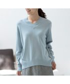 【ジェイ プレス/J.PRESS】の【洗える】CASHMERE BLEND Vネック ニット ライトグリーン系|ID: prp329100004644626 ipo3291000000033514081