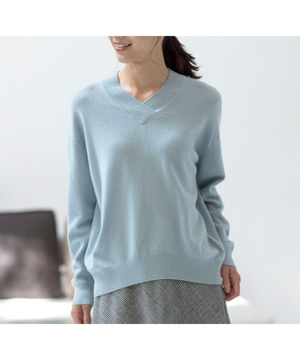 【ジェイ プレス/J.PRESS】の【洗える】CASHMERE BLEND Vネック ニット インテリア・キッズ・メンズ・レディースファッション・服の通販 founy(ファニー) 　ファッション　Fashion　レディースファッション　Fashion for Women　トップス・カットソー　Cut & Sew Tops　ニット　Knit Tops & Sweaters　Vネックトップス　V-Neck Tops / V-Cut Neckline Shirts　イエロー　Yellow　洗える　Machine Washable　シンプル　Simple, Minimal　スリット　Slit, Slit Detail　センター　Center, Center Line　セーター　Sweater, Knitwear　タイトスカート　Pencil Skirt, Tight Skirt　デコルテ　Décolleté, Neckline　トレンド　Trend, Trending Now　ベーシック　Basic, Essential　ボトム　Bottoms, Lower Wear　ミックス　Mix, Mixed Style　A/W・秋冬　Autumn/Winter　エレガント 上品　Elegant　ライトグリーン系|ID: prp329100004644626 ipo3291000000033514081