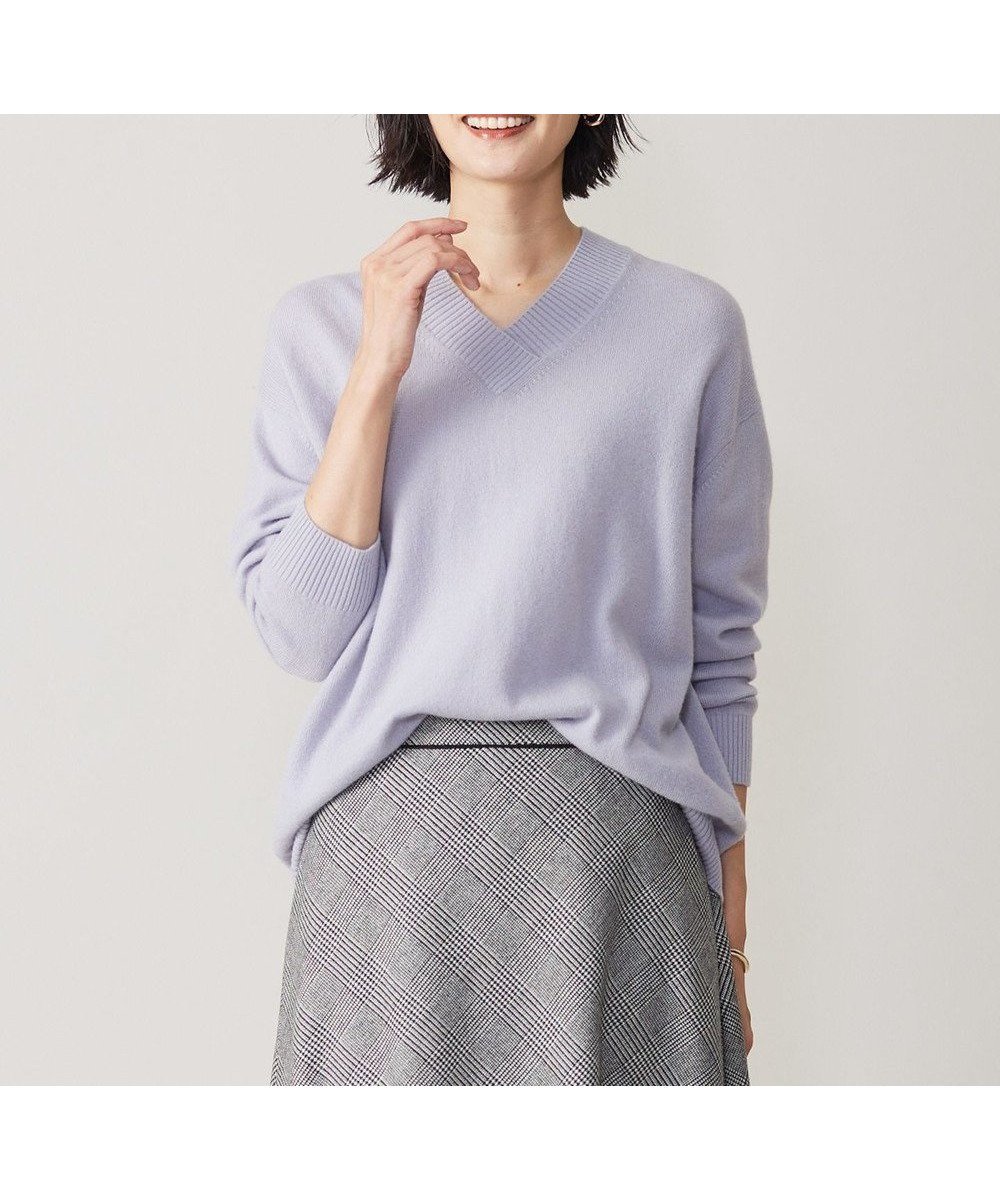 【ジェイ プレス/J.PRESS】の【洗える】CASHMERE BLEND Vネック ニット インテリア・キッズ・メンズ・レディースファッション・服の通販 founy(ファニー) 　ファッション　Fashion　レディースファッション　Fashion for Women　トップス・カットソー　Cut & Sew Tops　ニット　Knit Tops & Sweaters　Vネックトップス　V-Neck Tops / V-Cut Neckline Shirts　イエロー　Yellow　洗える　Machine Washable　シンプル　Simple, Minimal　スリット　Slit, Slit Detail　センター　Center, Center Line　セーター　Sweater, Knitwear　タイトスカート　Pencil Skirt, Tight Skirt　デコルテ　Décolleté, Neckline　トレンド　Trend, Trending Now　ベーシック　Basic, Essential　ボトム　Bottoms, Lower Wear　ミックス　Mix, Mixed Style　A/W・秋冬　Autumn/Winter　エレガント 上品　Elegant　ふじ色系|ID: prp329100004644626 ipo3291000000033514083