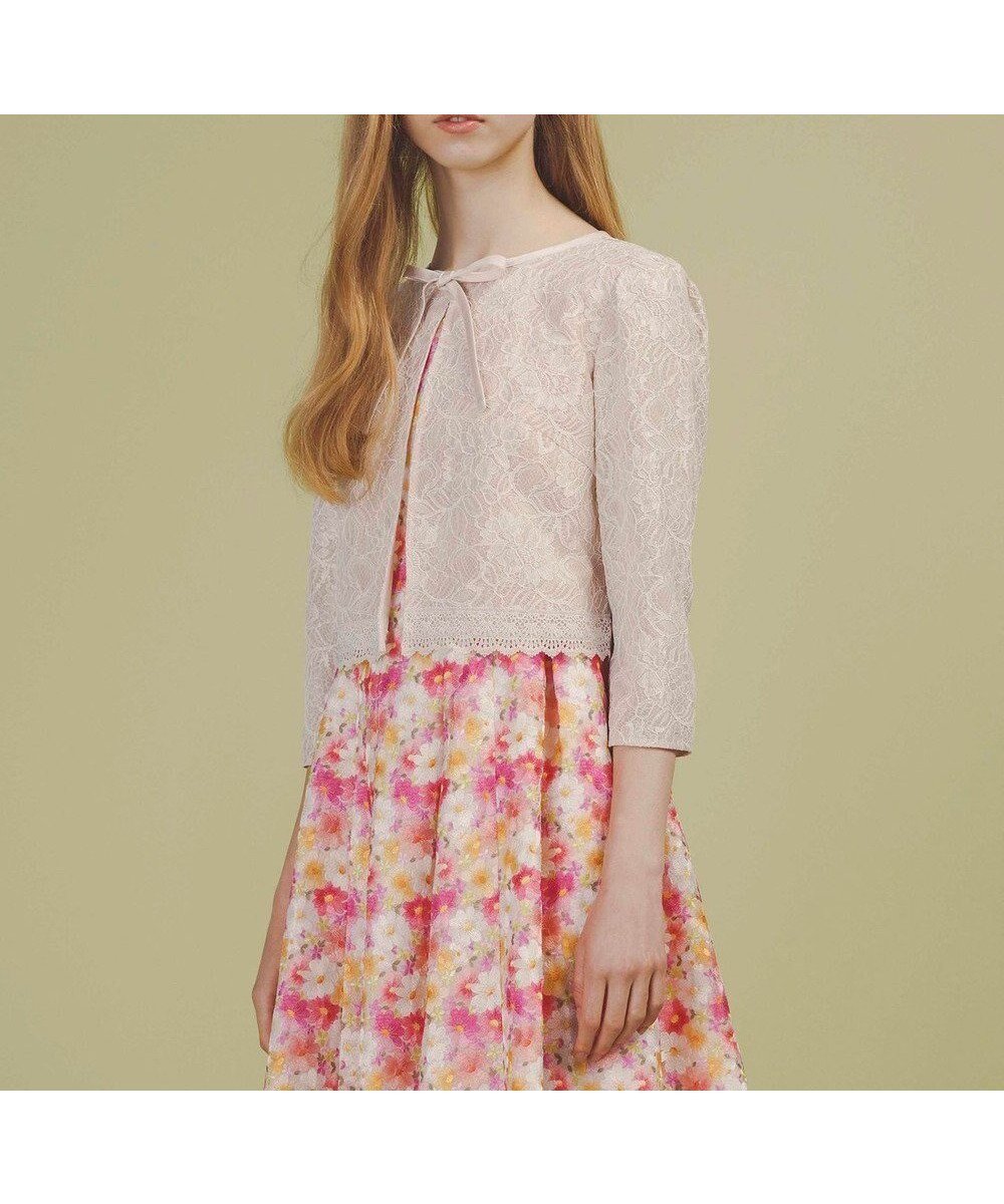 【トッカ/TOCCA】のTRANSPARENT LACE BOLERO ボレロ インテリア・キッズ・メンズ・レディースファッション・服の通販 founy(ファニー) 　ファッション　Fashion　レディースファッション　Fashion for Women　アウター　Coat / Outerwear Collection　ボレロ・ショート丈ジャケット / ドレス羽織りに　Boleros & Short Jackets　新作・新入荷　New Arrivals / New In　おすすめ　Recommended / Our Picks　シフォン　Chiffon, Lightweight Fabric　ドレス　Dress, One-Piece　パーティ　Party, Party Style　ボレロ　Bolero, Short Cardigan　ボンディング　Bonding, Bonded Fabric　リボン　Ribbon, Bow　レース　Lace, Lace Fabric　夏　Summer　S/S・春夏　SS, Spring/Summer, Warm Season　A/W・秋冬　Autumn/Winter　ベージュ系|ID: prp329100004644710 ipo3291000000033516516