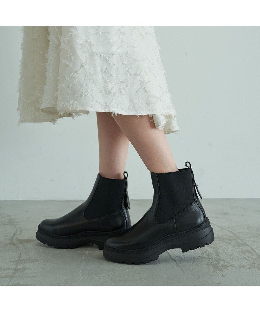 【モード エ ジャコモ/MODE ET JACOMO】のcarino 厚底サイドゴアブーツ インテリア・キッズ・メンズ・レディースファッション・服の通販 founy(ファニー) ファッション Fashion レディースファッション Fashion for Women アウトドア Outdoor Clothing クール Cool, Chic シンプル Simple, Minimal スタイリッシュ Stylish, Fashionable フィット Fit, Slim Fit フェミニン Feminine, Girly エレガント 上品 Elegant 厚底 Platform Shoes A/W・秋冬 Autumn/Winter 軽量 Lightweight, Ultra Light ブラック|ID: prp329100004644725 ipo3291000000033872982