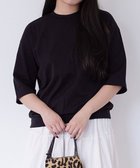 【シトム/SITOM】の裾リブ7分袖Tシャツ 人気、トレンドファッション・服の通販 founy(ファニー) ファッション Fashion レディースファッション Fashion for Women トップス・カットソー Cut & Sew Tops シャツ・ブラウス・オフィスカジュアル Elegant Blouses & Button-Ups ロングTシャツ・Tシャツ Longline T-Shirts & Tees カットソー・ベーシックTシャツ Cut-and-Sewn Tops / Stretch Tees & Basics インナー Innerwear 春 Spring 洗える Machine Washable カットソー Cut and Sewn Top スタイリッシュ Stylish, Fashionable ダメージ Distressed, Destroyed 人気 Popular, Best Seller パターン Pattern, Design Print フィット Fit, Slim Fit S/S・春夏 SS, Spring/Summer, Warm Season 夏 Summer エレガント 上品 Elegant ビジネス 仕事 通勤 Business / Work / Commuting thumbnail ブラック|ID: prp329100004644730 ipo3291000000033676017