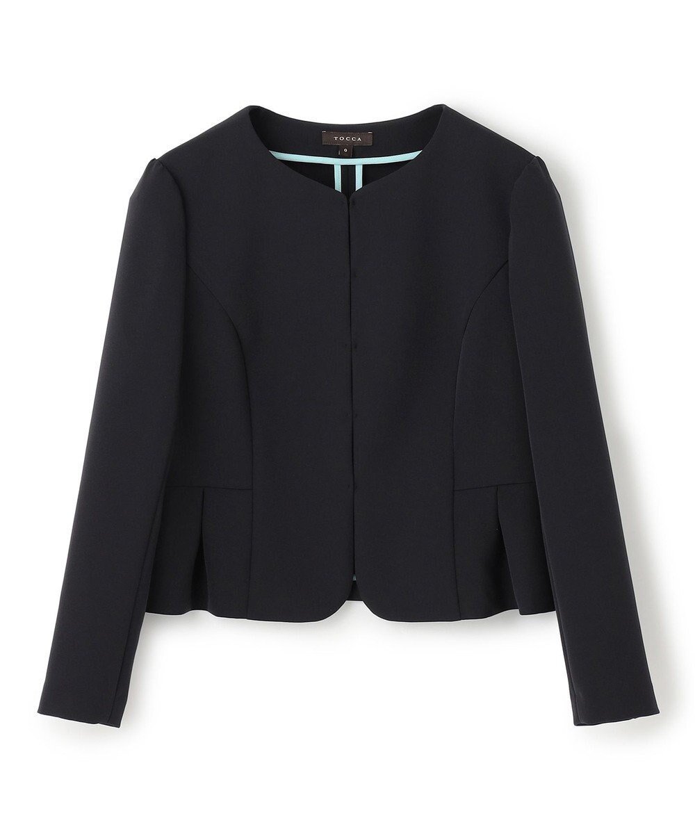 【トッカ/TOCCA】の【洗える・消臭】BUTTERFLY WING ジャケット インテリア・キッズ・メンズ・レディースファッション・服の通販 founy(ファニー) 　ファッション　Fashion　レディースファッション　Fashion for Women　アウター　Coat / Outerwear Collection　レディースジャケット・軽アウター　Jackets　ノーカラージャケット / シンプル上品コーデ　Collarless Jackets　新作・新入荷　New Arrivals / New In　ジャケット　Jacket, Outerwear　バタフライ　Butterfly, Butterfly Motif　夏　Summer　S/S・春夏　SS, Spring/Summer, Warm Season　洗える　Machine Washable　A/W・秋冬　Autumn/Winter　ブラック系|ID: prp329100004644737 ipo3291000000033516954