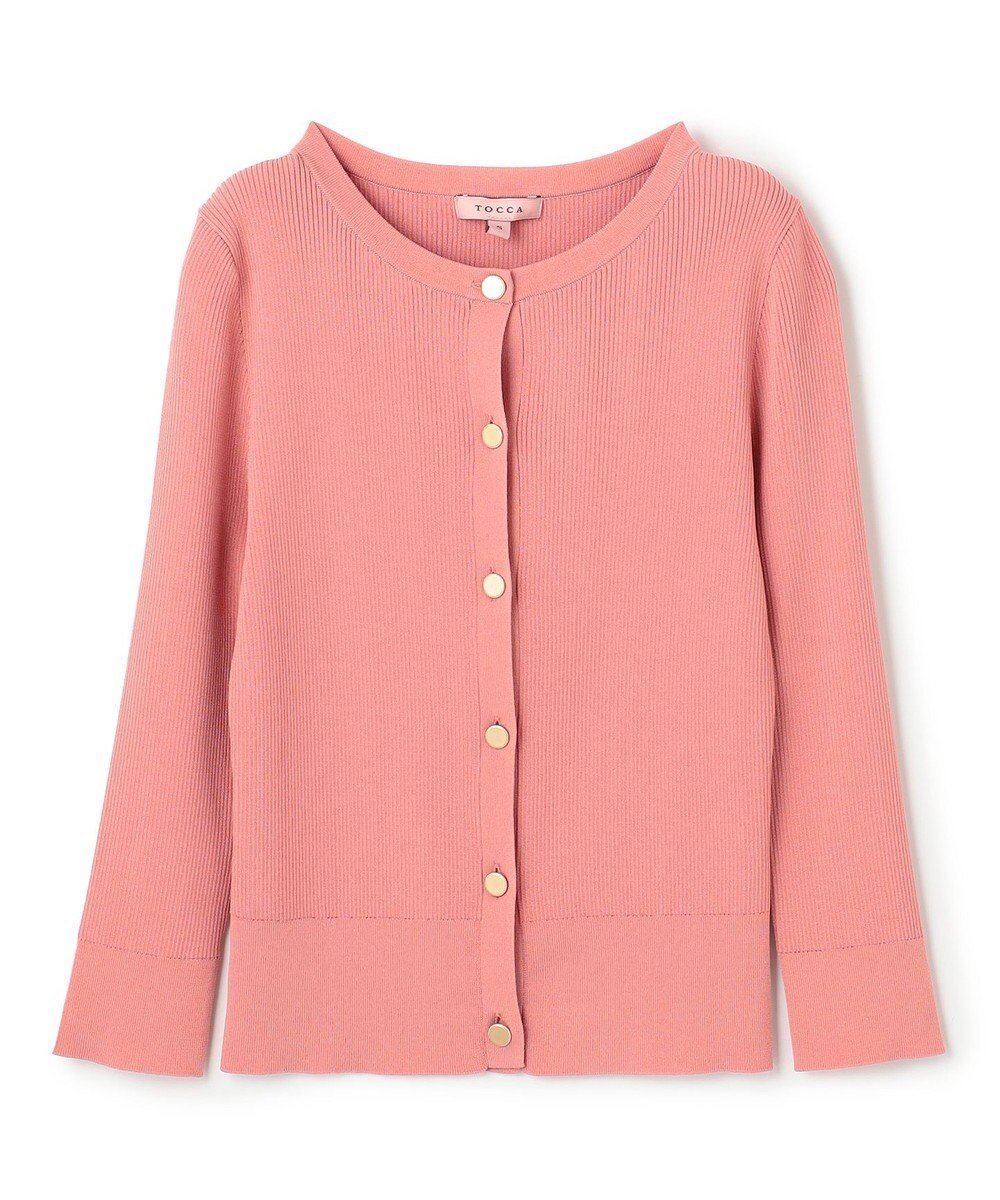 【トッカ/TOCCA】の【泉里香さん着用】AUTUMN TIME カーディガン インテリア・キッズ・メンズ・レディースファッション・服の通販 founy(ファニー) 　ファッションモデル・俳優・女優　Models　女性　Women　泉里香　Izumi Rika　ファッション　Fashion　レディースファッション　Fashion for Women　トップス・カットソー　Cut & Sew Tops　カーディガン・羽織り　Layered Style Cardigans　なめらか　Smooth, Silky Texture　インナー　Innerwear　オータム　Autumn Fashion　カーディガン　Cardigan, Knitwear　ドレス　Dress, One-Piece　ドレープ　Drape, Draping Fabric　フィット　Fit, Slim Fit　リブニット　Rib Knit, Ribbed Knit　人気　Popular, Best Seller　夏　Summer　春　Spring　S/S・春夏　SS, Spring/Summer, Warm Season　A/W・秋冬　Autumn/Winter　ビジネス 仕事 通勤　Business / Work / Commuting　ピンク系|ID: prp329100004644743 ipo3291000000033516995