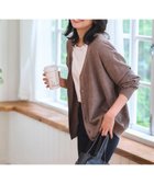 【ウィゴー/WEGO】の【2025年秋冬新作//洗濯可/MLサイズ展開/ユニセックス着用ITEM】ドロップショルダーカーディガン ブラウン|ID:prp329100004644771