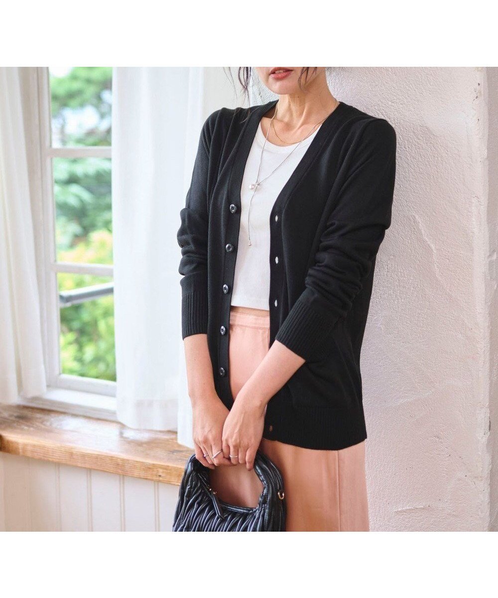 【ウィゴー/WEGO】の【2025年秋冬新作//洗濯可/MLサイズ展開/ユニセックス着用ITEM】ドロップショルダーカーディガン インテリア・キッズ・メンズ・レディースファッション・服の通販 founy(ファニー) 　ファッション　Fashion　レディースファッション　Fashion for Women　トップス・カットソー　Cut & Sew Tops　カーディガン・羽織り　Layered Style Cardigans　カーディガン　Cardigan, Knitwear　ショルダー　Shoulder, Shoulder Strap　シンプル　Simple, Minimal　スマホ　Smartphone, Mobile Device　スラックス　Slacks, Dress Pants　デニム　Denim, Jeans Material　ドロップ　Drop Shoulder, Dropped Style　リラックス　Relax, Relaxed Fit　ロング　Long, Long-Length　A/W・秋冬　Autumn/Winter　ビジネス 仕事 通勤　Business / Work / Commuting　ブラック|ID: prp329100004644771 ipo3291000000033517160