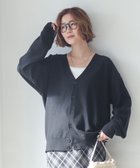 【ウィゴー/WEGO】の【WEB限定/2025年秋冬新作//洗濯可/MLサイズ展開/ユニセックス着用ITEM】ドロップショルダーカーディガン ブラック|ID:prp329100004644771
