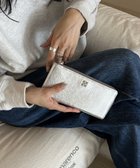【ラシット/russet】のミニモノグラムプレートロングウォレット(SO-418) Silver|ID: prp329100004644779 ipo3291000000033517207