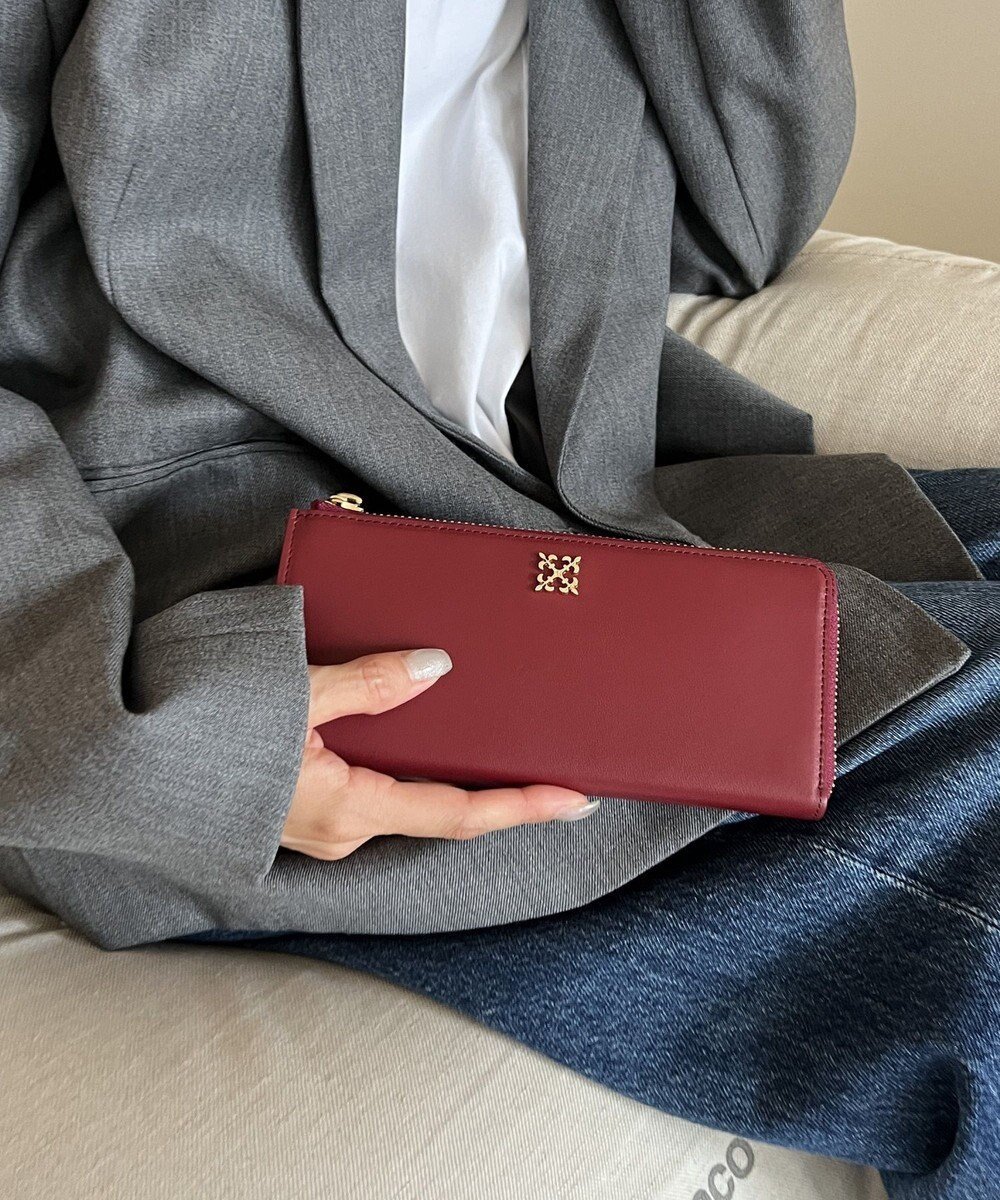【ラシット/russet】のミニモノグラムプレートロングウォレット(SO-418) インテリア・キッズ・メンズ・レディースファッション・服の通販 founy(ファニー) 　ファッション　Fashion　レディースファッション　Fashion for Women　ミニ財布・二つ折り財布　Wallets & Card Cases　スタイリッシュ　Stylish, Fashionable　財布　Wallet, Purse　ポケット　Pocket, Pocket Detail　再入荷　Restock / Back in Stock　新作・新入荷　New Arrivals / New In　おすすめ　Recommended / Our Picks　日本製　Made In Japan　2025年　2025　2025春夏・S/S　Spring/Summer 2025 SS25　【新色】Bordeaux|ID: prp329100004644779 ipo3291000000033533057