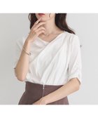 【アースミュージックアンドエコロジー/earth music&ecology】のドレープデザインカットソー 人気、トレンドファッション・服の通販 founy(ファニー) ファッション Fashion レディースファッション Fashion for Women トップス・カットソー Cut & Sew Tops シャツ・ブラウス・オフィスカジュアル Elegant Blouses & Button-Ups ロングTシャツ・Tシャツ Longline T-Shirts & Tees カットソー・ベーシックTシャツ Cut-and-Sewn Tops / Stretch Tees & Basics カットソー Cut and Sewn Top コンパクト Compact, Small Size シャーリング Shirring, Ruched シンプル Simple, Minimal ドレープ Drape, Draping Fabric ポケット Pocket, Pocket Detail A/W・秋冬 Autumn/Winter thumbnail Off White|ID: prp329100004644795 ipo3291000000033517293