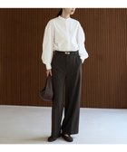 【アンフィーロ 自由区/UNFILO】の【洗える/シワになりにくい】マイビューティ ストレートパンツ ブラウン|ID: prp329100004644809 ipo3291000000033517411