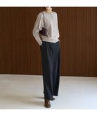 【アンフィーロ 自由区/UNFILO】の【洗える/シワになりにくい】マイビューティ タックワイドパンツ ブラック|ID: prp329100004644812 ipo3291000000033517462