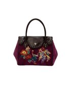 【アナスイ/ANNA SUI】のマデリーン ハンドバッグ 人気、トレンドファッション・服の通販 founy(ファニー) ファッション Fashion レディースファッション Fashion for Women バッグ Bags おすすめ Recommended / Our Picks クラシカル Classical, Vintage-Inspired コレクション Collection, Seasonal Line コーデュロイ Corduroy, Cord Fabric プリント Print, Printed Pattern ポケット Pocket, Pocket Detail ヴィンテージ Vintage Style A/W・秋冬 Autumn/Winter thumbnail ボルドー|ID: prp329100004644818 ipo3291000000033517504