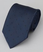 【五大陸/gotairiku / MEN】のGOTAIRIKU別注【日本製】シルク ネクタイ_ドット ネイビー系8|ID: prp329100004645577 ipo3291000000033528139