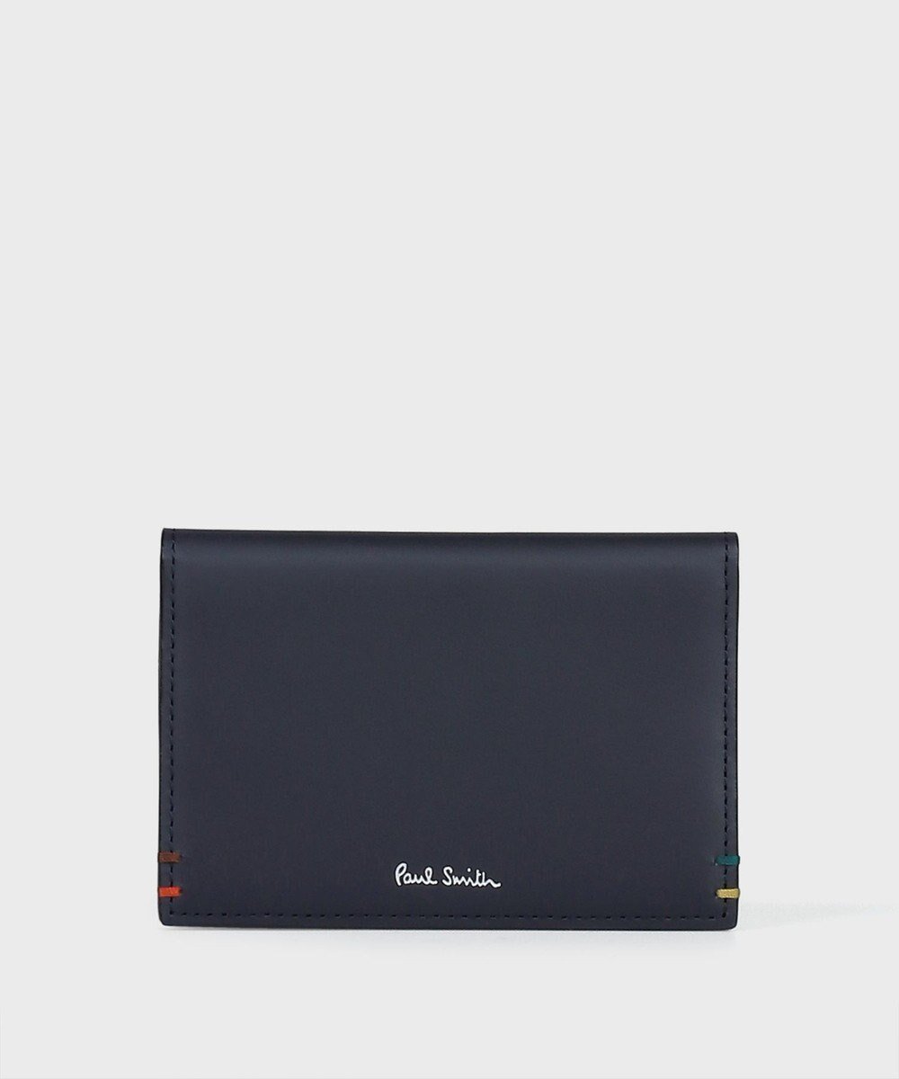 【ポールスミス/Paul Smith / MEN】のハイライトステッチ パスケース インテリア・キッズ・メンズ・レディースファッション・服の通販 founy(ファニー) 　ファッション　Fashion　メンズファッション　Fashion for Men　ハンド　Hand, Handmade　フロント　Front, Front Design　財布　Wallet, Purse　ネイビー|ID: prp329100004645582 ipo3291000000033528237