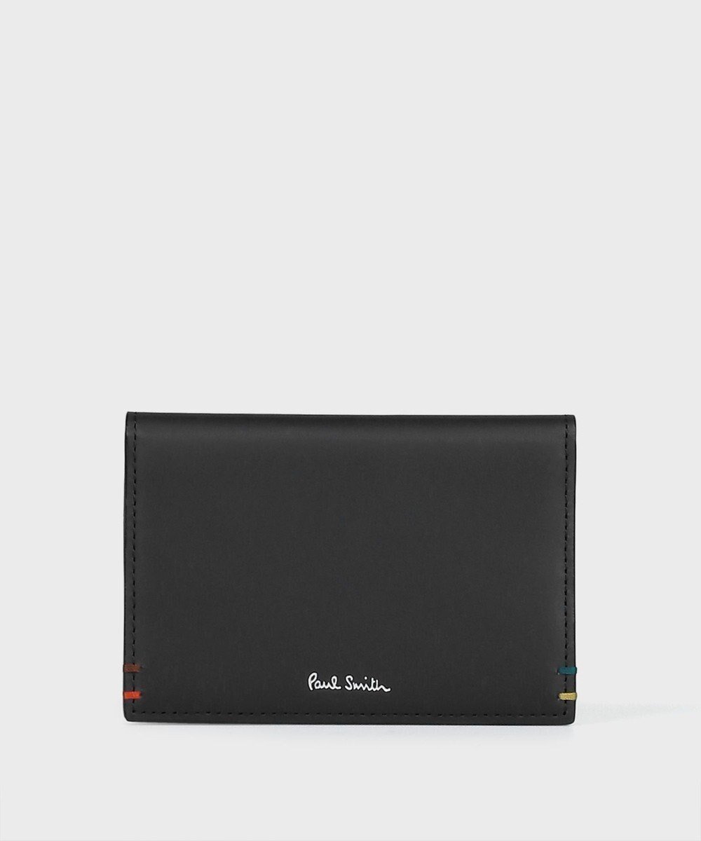 【ポールスミス/Paul Smith / MEN】のハイライトステッチ パスケース インテリア・キッズ・メンズ・レディースファッション・服の通販 founy(ファニー) 　ファッション　Fashion　メンズファッション　Fashion for Men　ハンド　Hand, Handmade　フロント　Front, Front Design　財布　Wallet, Purse　ブラック|ID: prp329100004645582 ipo3291000000033528238