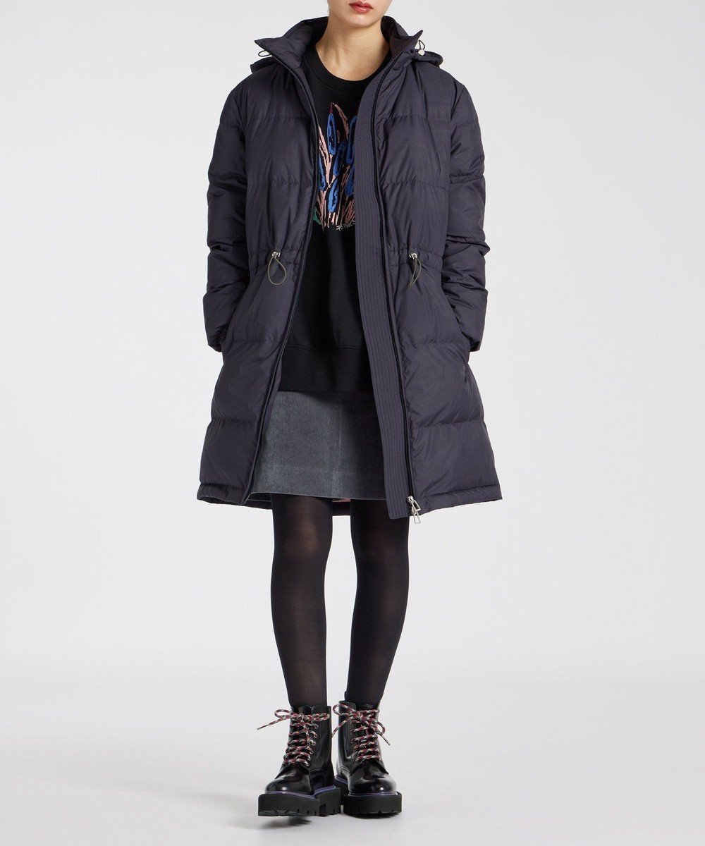 【ポール スミス/Paul Smith】のSpray Swirl ロングダウンコート 人気、トレンドファッション・服の通販 founy(ファニー) 　ファッション　Fashion　レディースファッション　Fashion for Women　アウター　Coat / Outerwear Collection　コート・ロングコート・ピーコート　Long Coats, Peacoats & More　レディースジャケット・軽アウター　Jackets　ダウンジャケット・軽量ダウン　Warm & Lightweight Down Jackets　シンプル　Simple, Minimal　ジャケット　Jacket, Outerwear　タフタ　Taffeta, Structured Fabric　ダウン　Down, Puffer　プリント　Print, Printed Pattern　A/W・秋冬　Autumn/Winter　 other-1|ID: prp329100004645587 ipo3291000000033528291