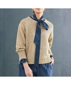 【自由区/JIYU-KU】の【カタログ掲載・洗える】ラメブークレ ニット ベージュ系|ID: prp329100004645601 ipo3291000000033528498