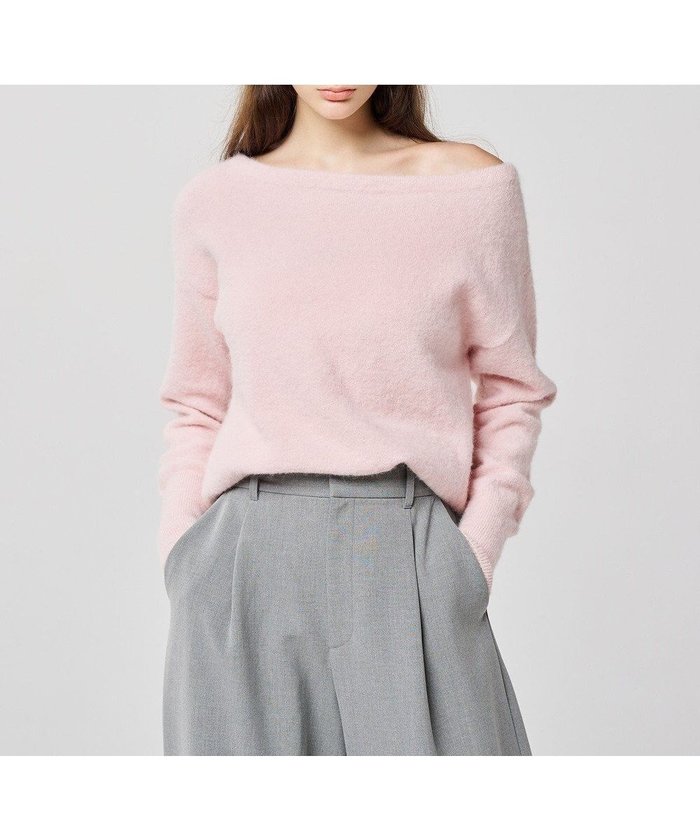 【アンクレイヴ/uncrave】の【手洗い可】アルパカニット オフショルダー トップス(uncrave WHITE) インテリア・キッズ・メンズ・レディースファッション・服の通販 founy(ファニー) https://founy.com/ ファッション Fashion レディースファッション Fashion for Women トップス・カットソー Cut & Sew Tops ニット Knit Tops & Sweaters オフショルダー トップス Off-Shoulder Tops / Bardot Style Tops ストレッチ Stretch, Stretchy Fabric セーター Sweater, Knitwear フィット Fit, Slim Fit ボトム Bottoms, Lower Wear A/W・秋冬 Autumn/Winter |ID: prp329100004645614 ipo3291000000033529023