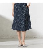 【ジェイ プレス/J.PRESS】の【洗える】ボタニカルプリント スカート ネイビー系5|ID: prp329100004645625 ipo3291000000034253285