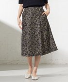 【ジェイ プレス/J.PRESS】の【洗える】ボタニカルプリント スカート カーキ系5|ID: prp329100004645625 ipo3291000000034253287