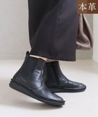 【ポインター/Pointer】の本革軽量サイドゴアステッチショートブーツ ブラック|ID: prp329100004645626 ipo3291000000034072707