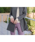 【ティアクラッセ/Tiaclasse】の【洗える】ダンボールフレアコート チャコールグレー|ID: prp329100004645628 ipo3291000000033529389