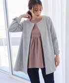 【ティアクラッセ/Tiaclasse】のダンボールフレアコート グレー|ID: prp329100004645628 ipo3291000000035664749