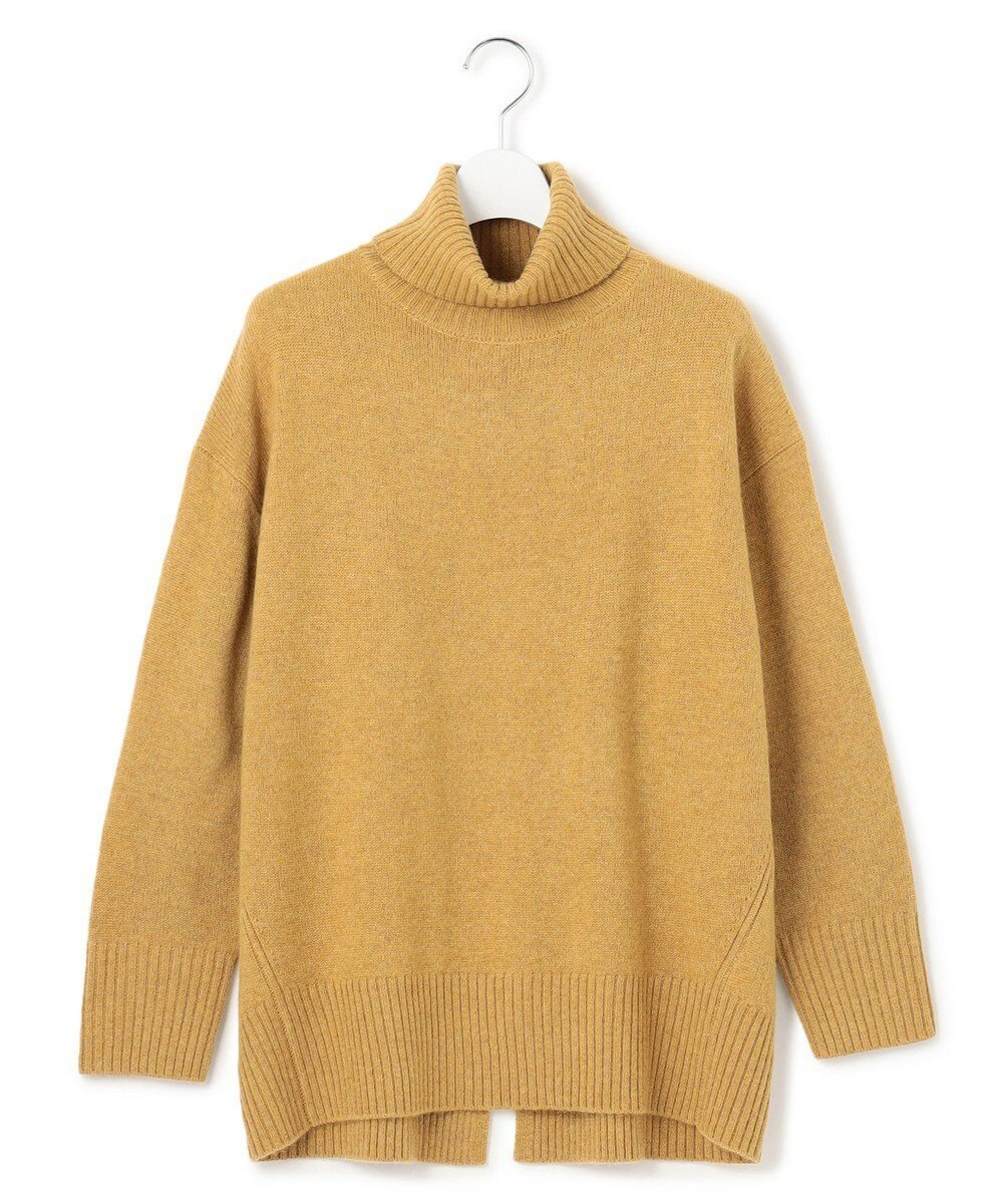 【ジェイプレスヨークストリート/J.PRESS YORK STREET】の【WOMEN】ウールカシミヤ タートルニット インテリア・キッズ・メンズ・レディースファッション・服の通販 founy(ファニー) 　ファッション　Fashion　レディースファッション　Fashion for Women　トップス・カットソー　Cut & Sew Tops　ニット　Knit Tops & Sweaters　シンプル　Simple, Minimal　スリット　Slit, Slit Detail　セーター　Sweater, Knitwear　タートル　Turtleneck, Turtle Collar　定番　Standard, Basic Item　リラックス　Relax, Relaxed Fit　冬　Winter / This Winter　A/W・秋冬　Autumn/Winter　エレガント 上品　Elegant　イエロー系|ID: prp329100004645633 ipo3291000000033529509