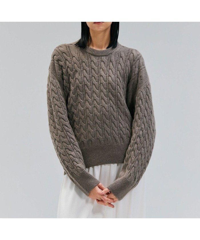【ベイジ,/BEIGE,】の【洗える】SEDONA / ウールカシミヤケーブルニット インテリア・キッズ・メンズ・レディースファッション・服の通販 founy(ファニー) https://founy.com/ ファッション Fashion レディースファッション Fashion for Women トップス・カットソー Cut & Sew Tops ニット Knit Tops & Sweaters 新作・新入荷 New Arrivals / New In カットソー Cut and Sewn Top クラシック Classic, Timeless Style シンプル Simple, Minimal セーター Sweater, Knitwear タイトスカート Pencil Skirt, Tight Skirt モダン Modern, Contemporary ロング Long, Long-Length ワイド Wide, Wide Fit 洗える Machine Washable 秋 Autumn A/W・秋冬 Autumn/Winter |ID: prp329100004645750 ipo3291000000033531100