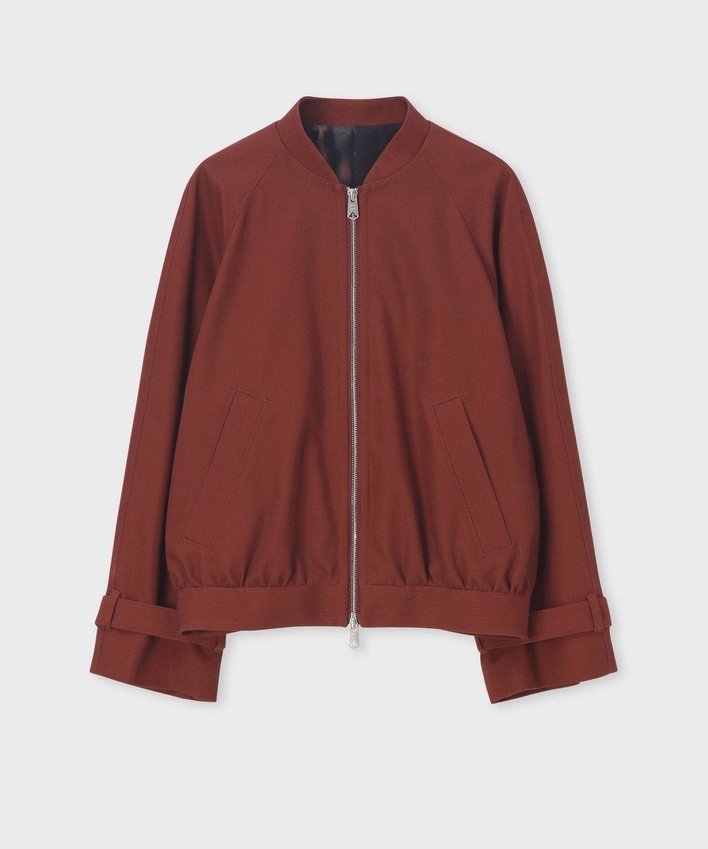 【ポール スミス/Paul Smith】のウールライク ドレープ ワイドブルゾン インテリア・キッズ・メンズ・レディースファッション・服の通販 founy(ファニー) 　ファッション　Fashion　レディースファッション　Fashion for Women　アウター　Coat / Outerwear Collection　レディースジャケット・軽アウター　Jackets　ブルゾンジャケット・スポーティアウター　Blouson Jackets　新作・新入荷　New Arrivals / New In　おすすめ　Recommended / Our Picks　エレガント 上品　Elegant　ジャケット　Jacket, Outerwear　セットアップ　Set-Up, Coordinated Outfit　ドレープ　Drape, Draping Fabric　ブルゾン　Blouson, Bomber Jacket　プリント　Print, Printed Pattern　リラックス　Relax, Relaxed Fit　ワイド　Wide, Wide Fit　夏　Summer　S/S・春夏　SS, Spring/Summer, Warm Season　A/W・秋冬　Autumn/Winter　ダークオレンジ|ID: prp329100004645757 ipo3291000000033531137