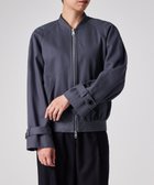 【ポール スミス/Paul Smith】のウールライク ドレープ ワイドブルゾン グレイッシュブルー|ID: prp329100004645757 ipo3291000000033819268