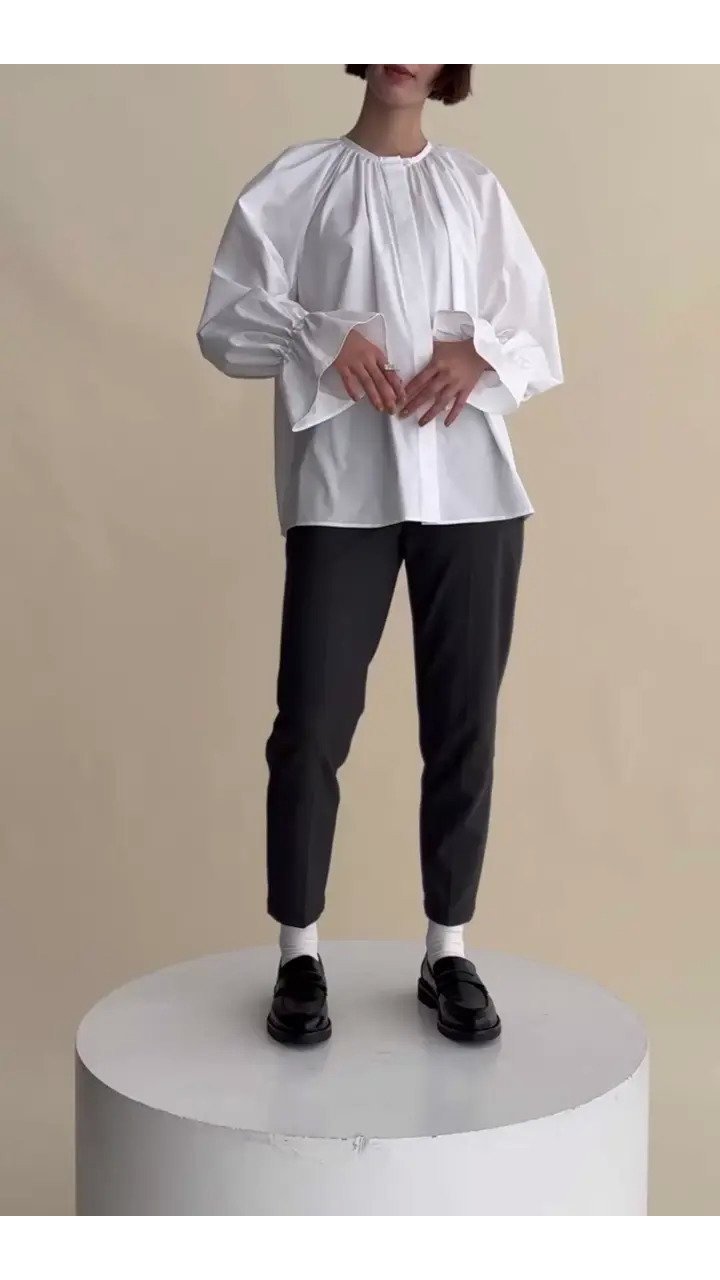 【ハッシュニュアンス/#Newans】の【洗濯機可】フルギャザーブラウス 人気、トレンドファッション・服の通販 founy(ファニー) ファッション Fashion レディースファッション Fashion for Women トップス・カットソー Cut & Sew Tops シャツ・ブラウス・オフィスカジュアル Elegant Blouses & Button-Ups ギャザー Gathered, Ruffled スリーブ Sleeve, Long Sleeve / Short Sleeve エレガント 上品 Elegant 人気 Popular, Best Seller 洗える Machine Washable A/W・秋冬 Autumn/Winter other-1|ID: prp329100004645766 ipo3291000000034641991