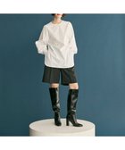 【ハッシュニュアンス/#Newans】の【9月中旬お届け予定】【5周年記念/人気ブラウス復刻】【洗濯機可】シャーリングカフスシャツ ホワイト|ID: prp329100004645771 ipo3291000000033531235