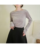 【ハッシュニュアンス/#Newans】の【9月中旬お届け予定】【洗濯機可/ 前後着用可】 シアーベロアプルオーバー ライトグレー|ID: prp329100004645780 ipo3291000000033531328