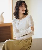 【ハッシュニュアンス/#Newans】の【9月中旬お届け予定】【洗濯機可/ 前後着用可】 シアーベロアプルオーバー ホワイト|ID: prp329100004645780 ipo3291000000033531330