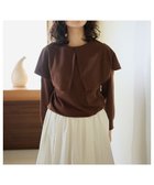 【ハッシュニュアンス/#Newans】の【10月上旬お届け予定】【洗える】ケープカラープルオーバー ブラウン|ID: prp329100004645784 ipo3291000000033531365